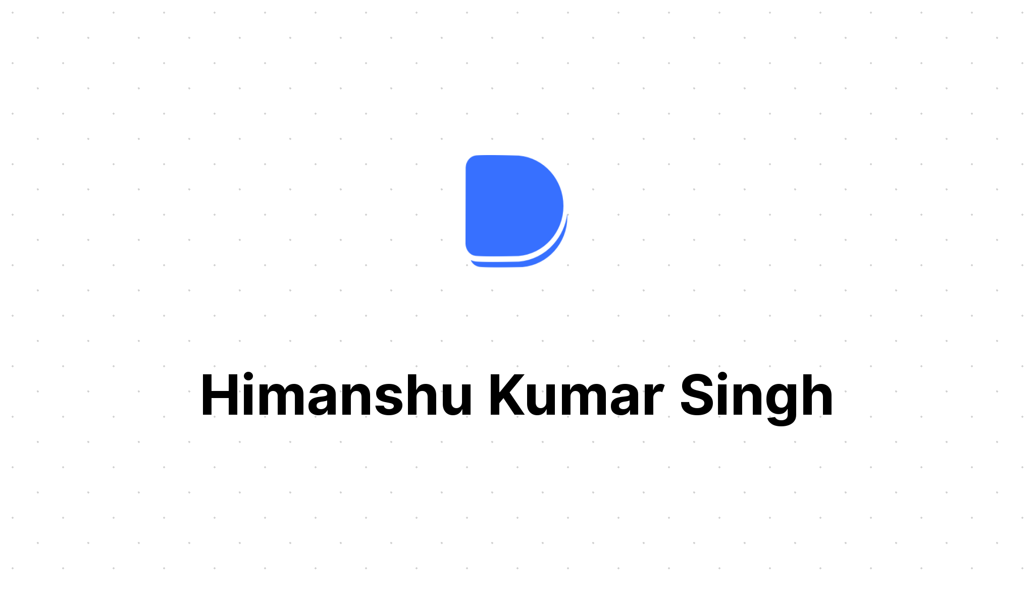 Himanshu Kumar Singh